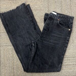 Zara Black Straight Jeans Size 8